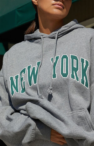 John Galt Gray New York Hoodie