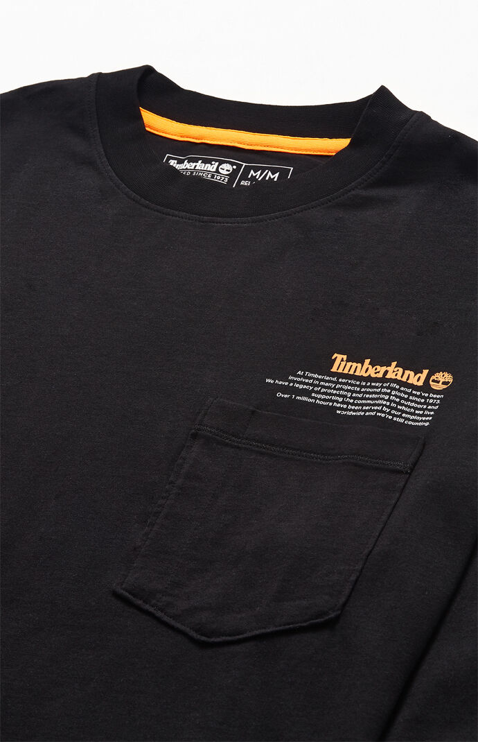 timberland t shirt black
