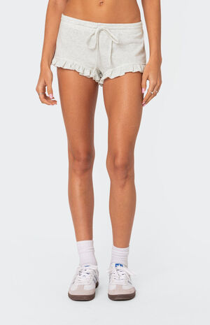 Randi Ruffled Micro Shorts image number 2
