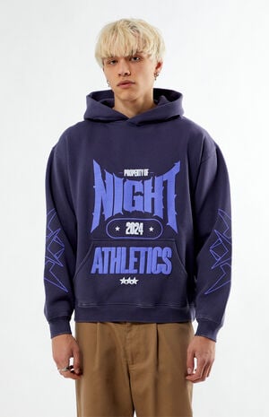 Purple Washed Gym Hoodie