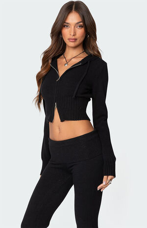 Desiree Knitted Hooded Cardigan image number 3