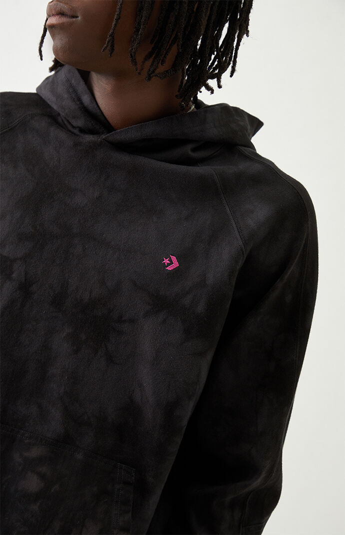 Tie-Dyed Embroidered Hoodie