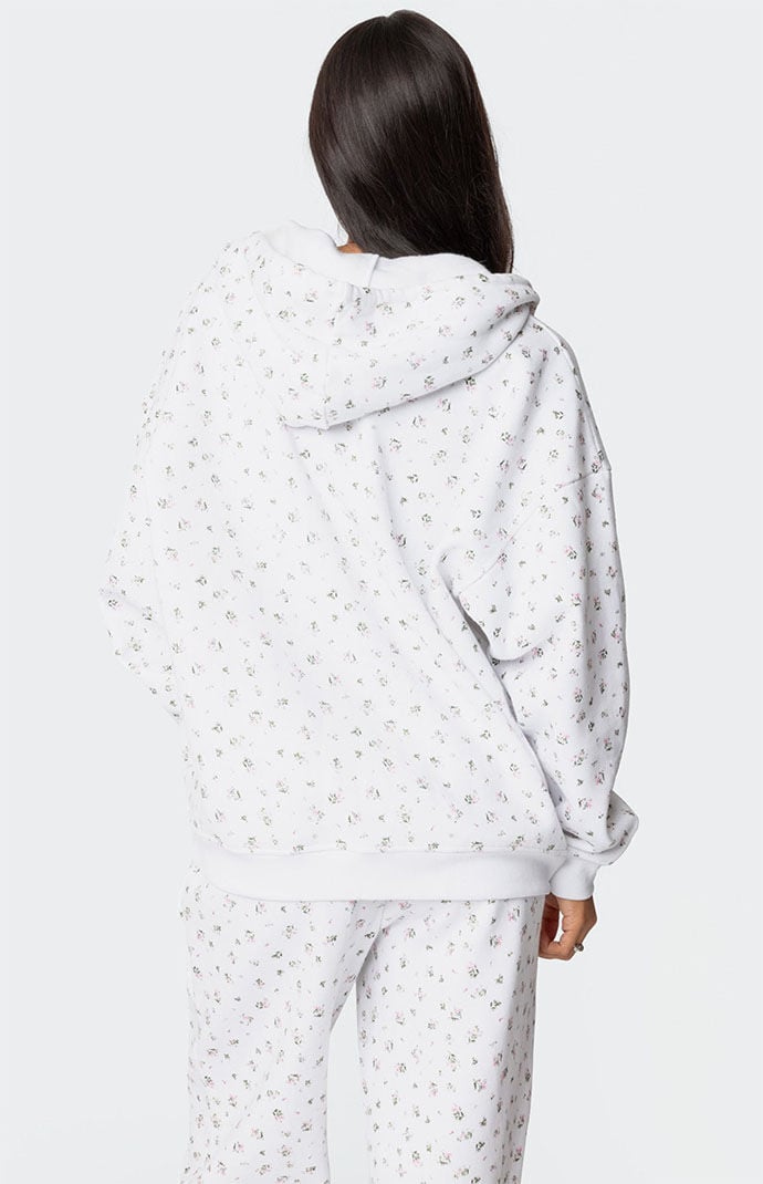 【GRAVER】22FW★ [UNISEX] Daisy Bouquet Bear Hood ZipUp GRAVER】22FW☆ [UNISEX] Daisy Bouquet Bear Hood ZipUp