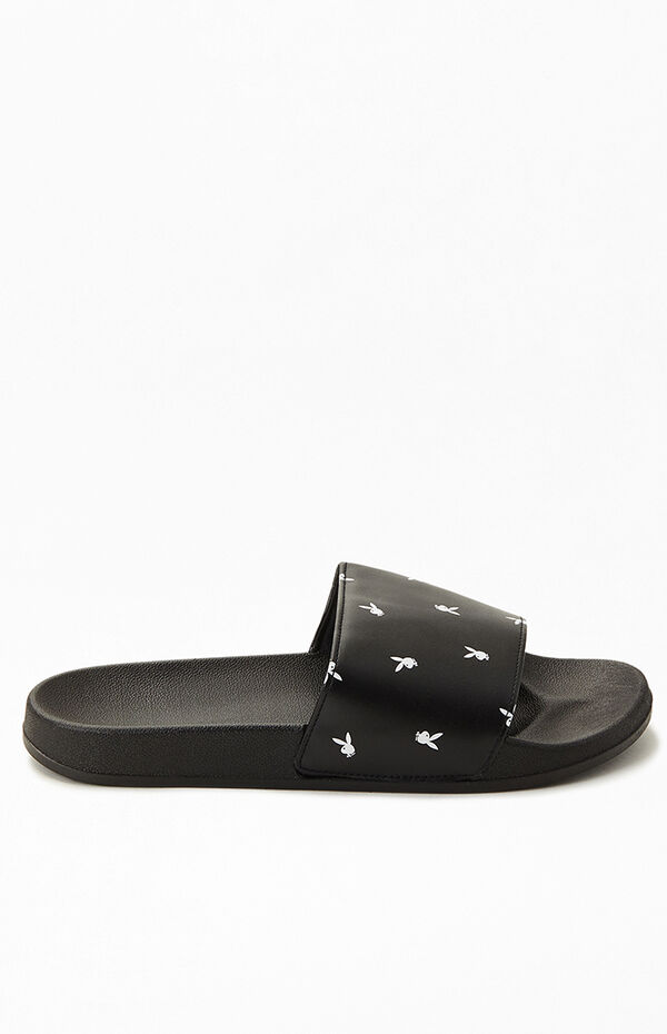 By PacSun All Over Bunny Slide Sandals