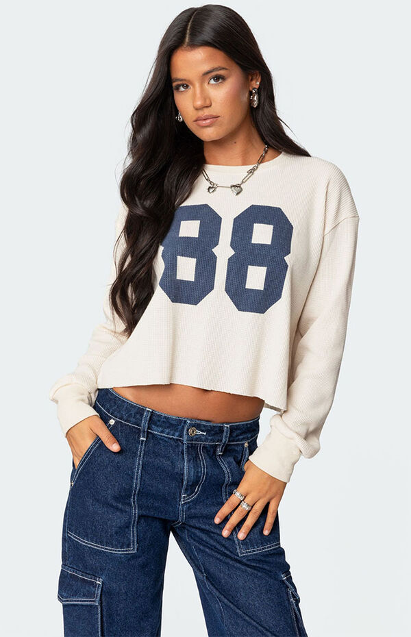 88 Waffle Long Sleeve T-Shirt