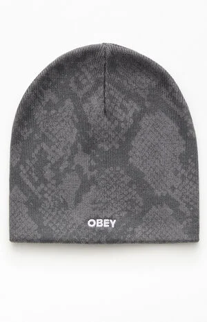 Silo Printed Skull Beanie image number 1