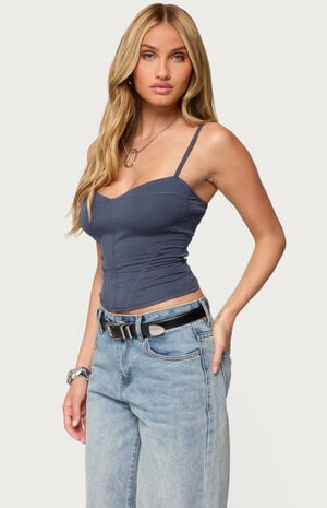 Katanya Lace Up Top image number 2