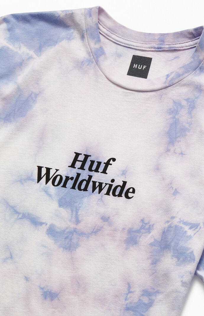 Huf Tie Dyed Crystal Washed T Shirt Pacsun