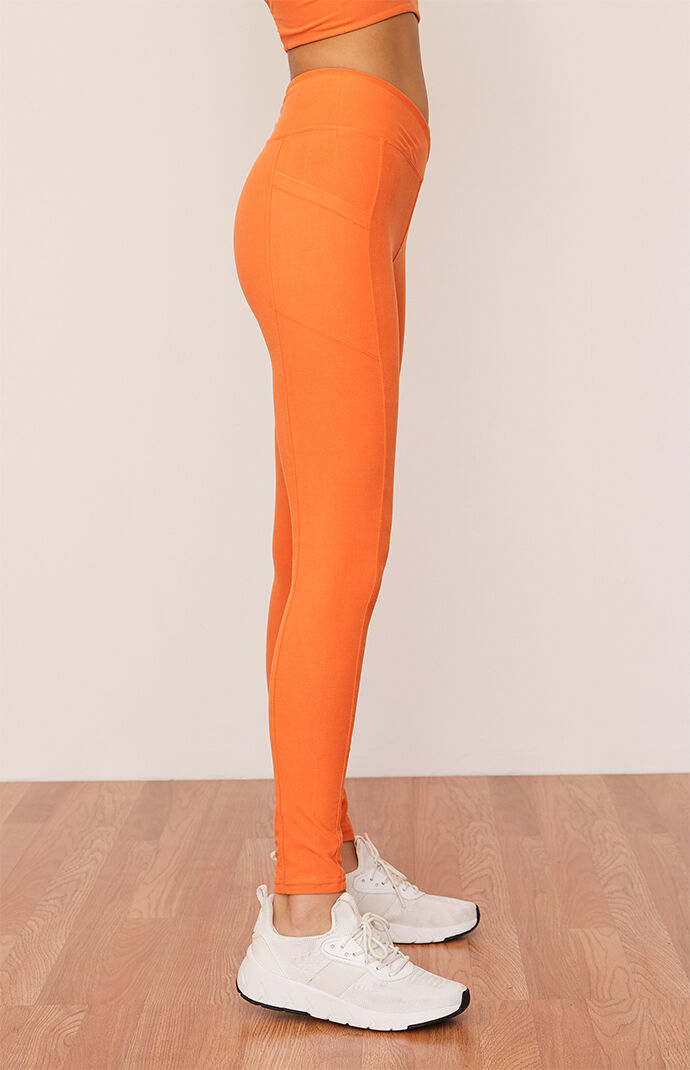 Tangerine Bootcut Yoga Pants