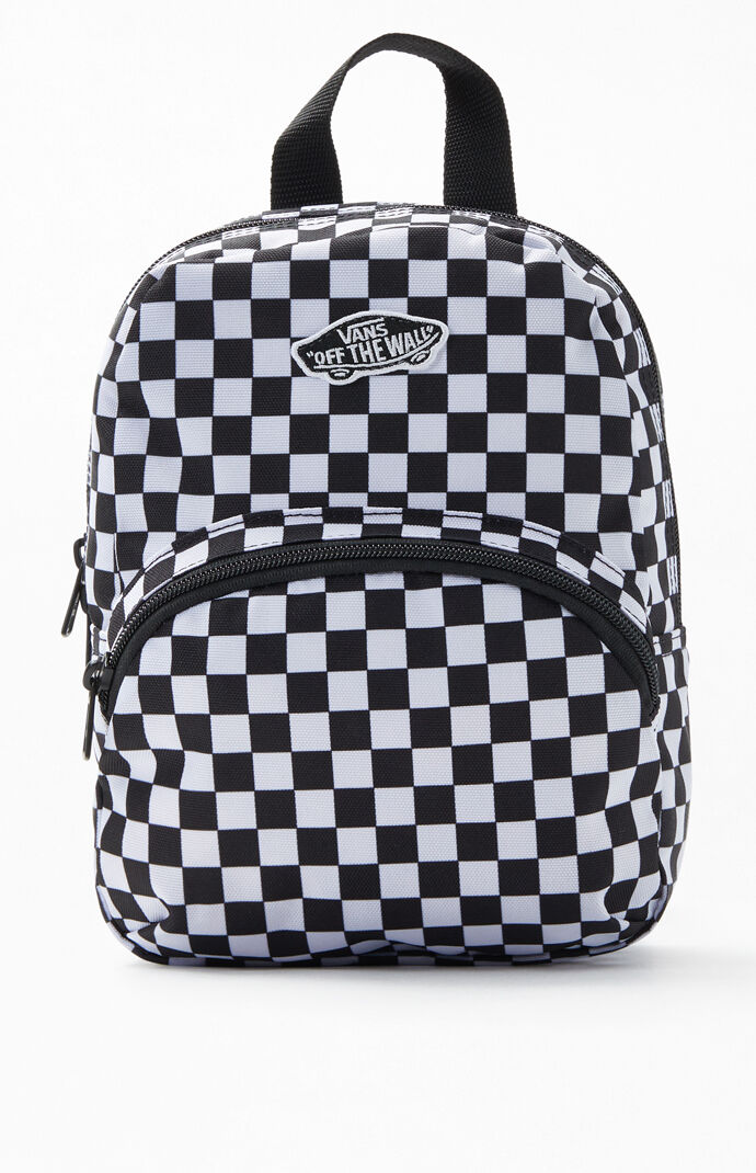 vans black mini backpack