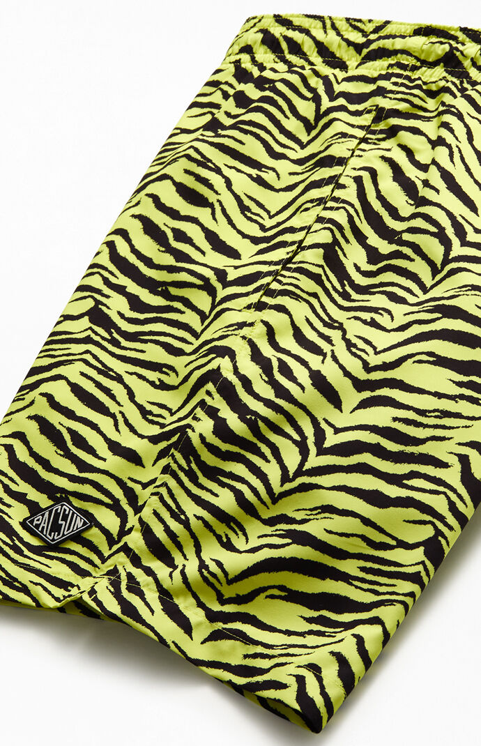 Neon Tigre 17" Swim Trunks
