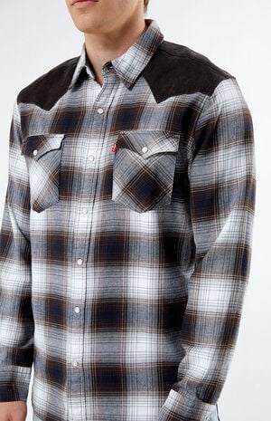 Classic Western Standard Plaid Shirt image number 3