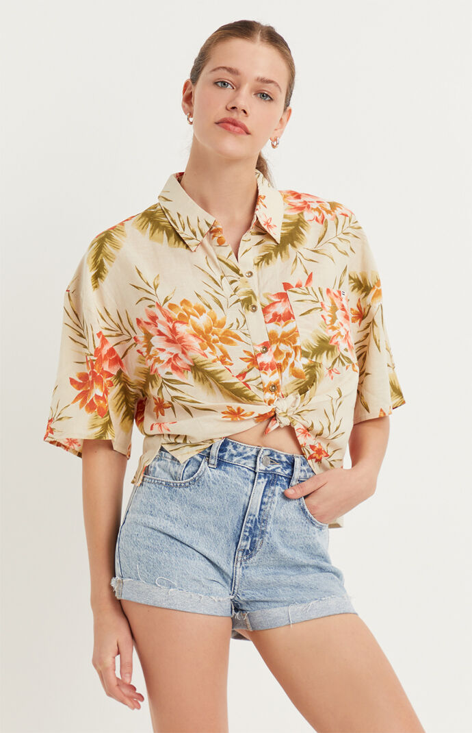 Isa Island Button Down Top