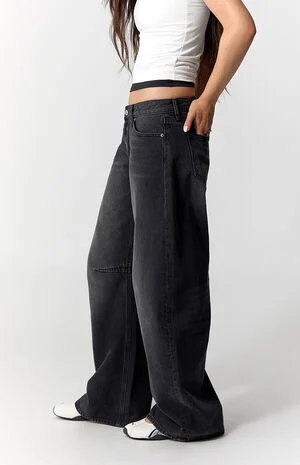 Ronnie Ultimate Low Rise Barrel Jeans Black image number 3