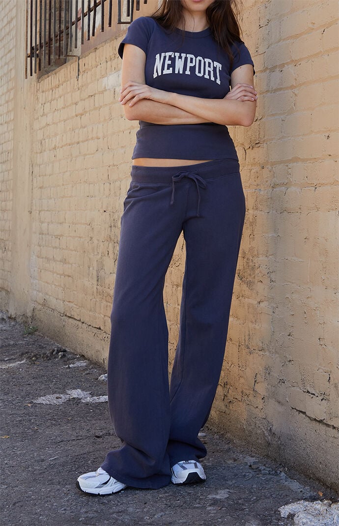 John Galt Blue Hilary Baggy Sweatpants