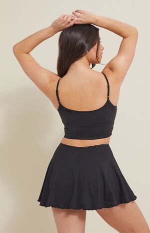 Active Black Charmed Cropped Tank Top image number 5