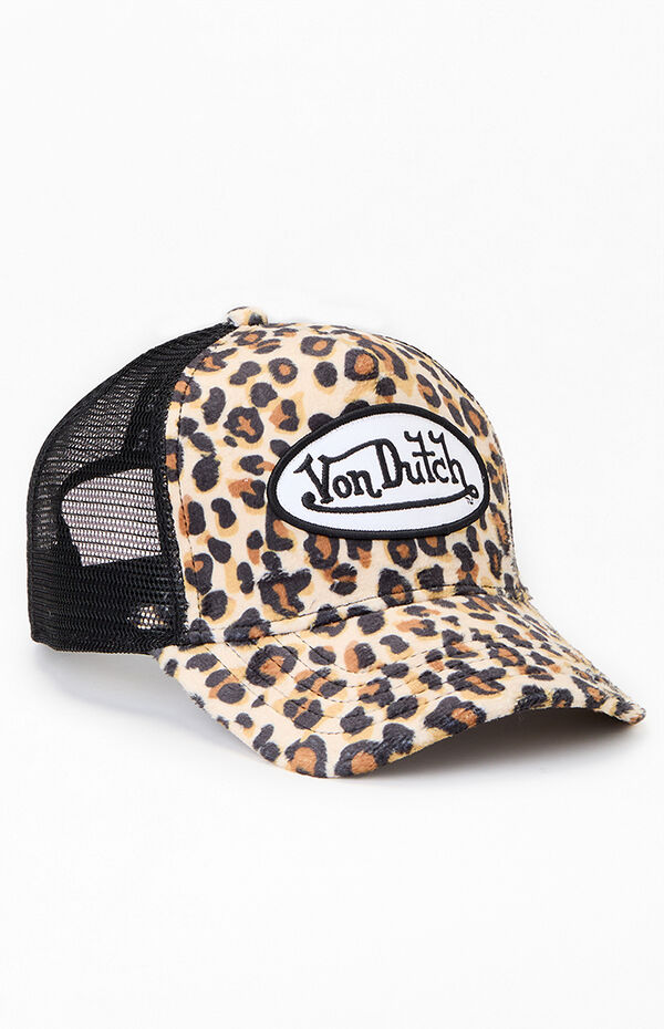RARE Vintage Von Dutch Leopard Cheetah Print Trucker Hat - New Old Stock NOS Y2K il_340x270.3427945052_147d.jpg main image 2