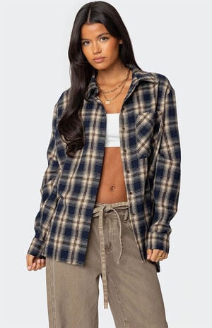 Plaid Flannel Button Up Shirt image number 1