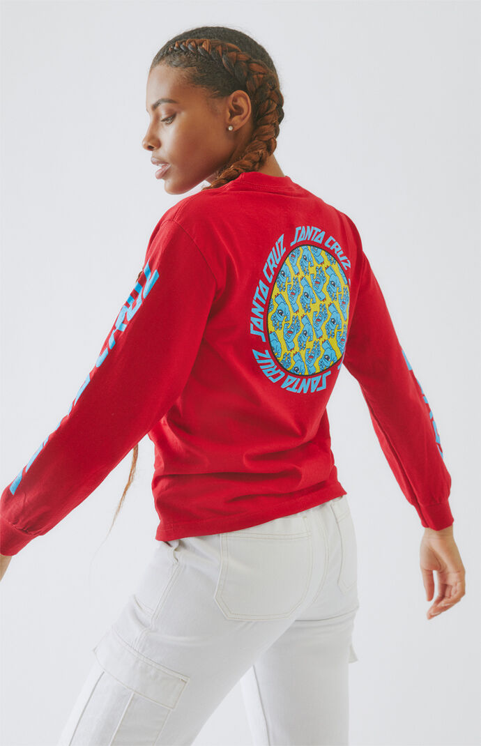 Handsa Wheel Long Sleeve Boyfriend T-Shirt