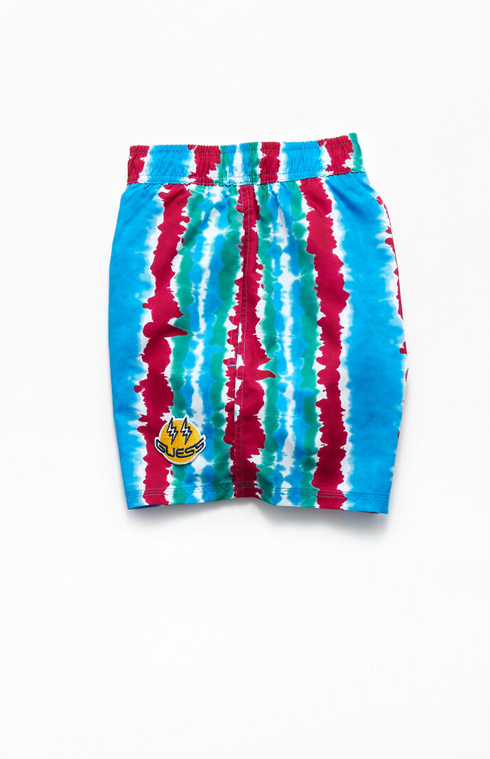 x J Balvin Tie-Dyed 15" Swim Trunks