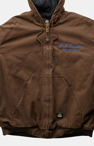 2000s Work Brown Jacket image number 4