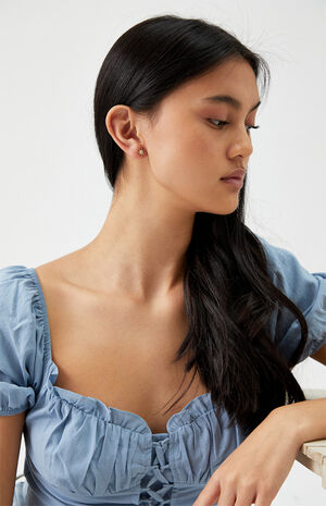 12 Pack Mixed Metal Earrings image number 2