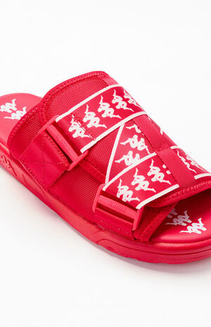 Red 222 Banda Mitel 1 Slide Sandals image number 6