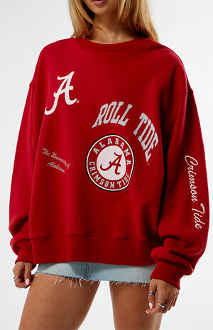 x Pacsun University of Alabama Crew Neck Oversized Sweatshirt image number 2