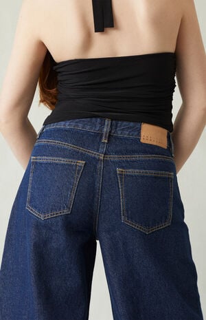 Remi Baggy Barrel Jeans Knee Dart Dark Blue image number 5