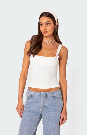 Lola Ribbed Tank Top image number 1