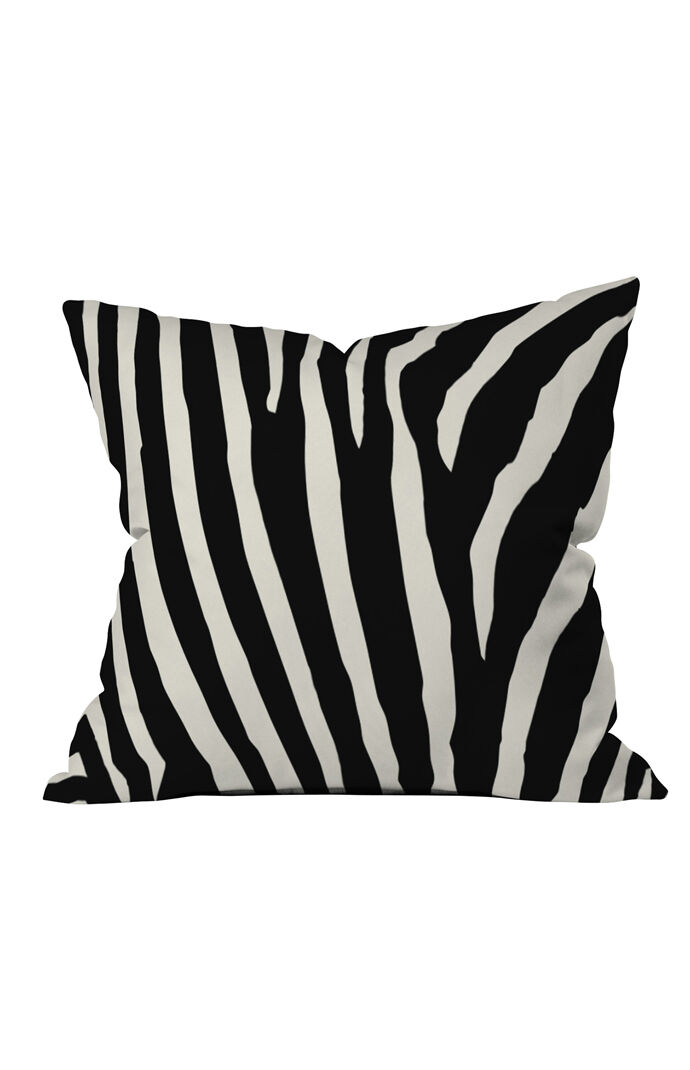 Zebra Stripes Throw Pillow