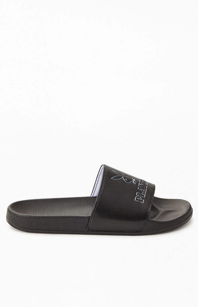 By PacSun Women's Black Bunny Slide Sandals