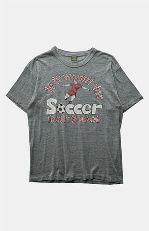 80s if It Wasn't for Soccer Graphic T-Shirt image number 1