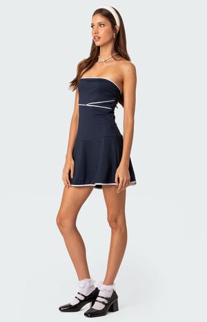 Freya Contrast Mini Dress Freya Contrast Mini Dress image number 4