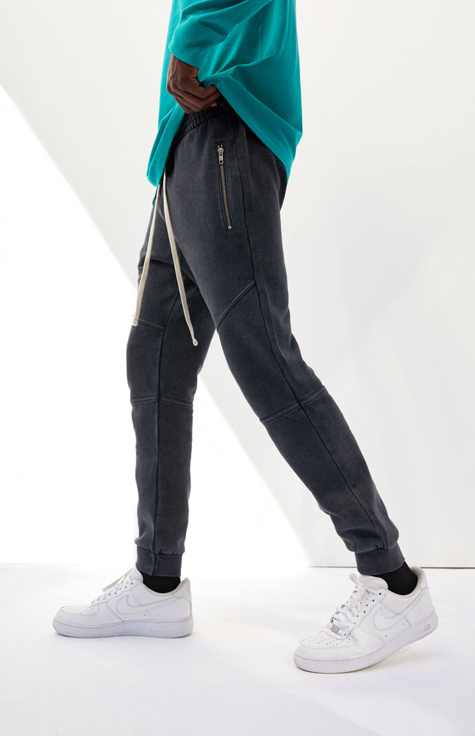 PacSun Paneled Fleece Jogger Pants PacSun