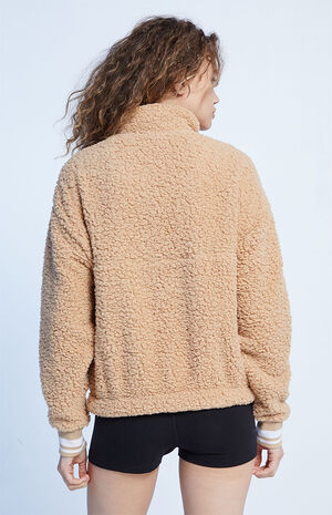 Pull Over Half-Zip Sherpa Sweatshirt image number 3