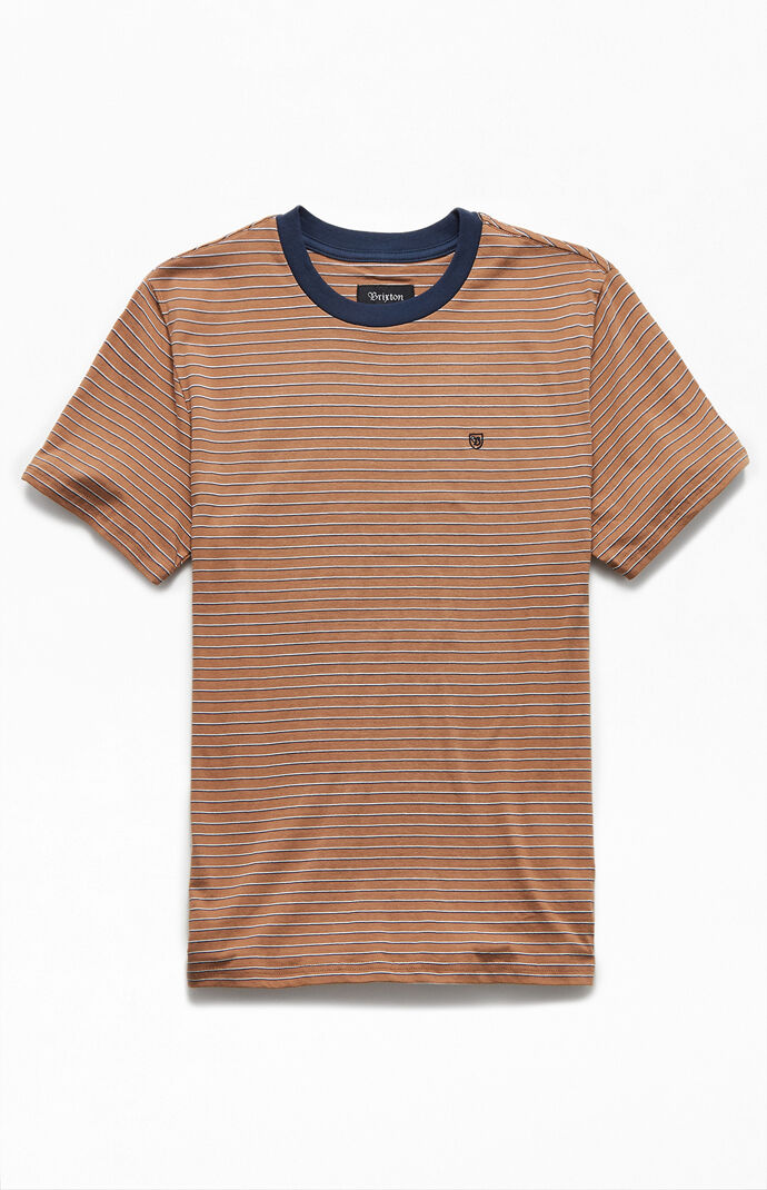 Brown Hilt Striped T-Shirt