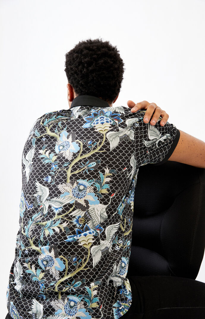 Paisley Flower Polo Shirt