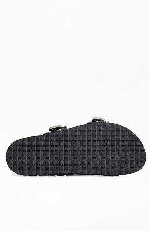 Women's Tegan Black Western Sandal Slides image number 5