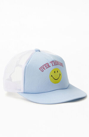 Smile Overthinking Trucker Hat image number 3
