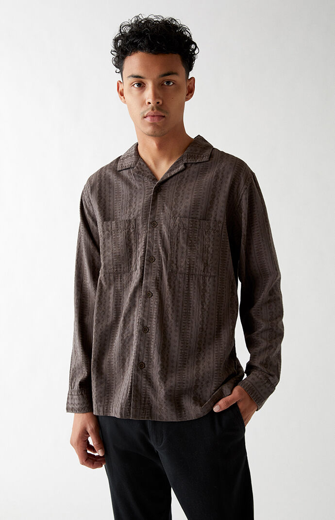 Cubana Long Sleeve Camp Shirt