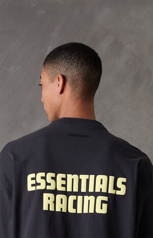 Vintage Black Racing Merch T-Shirt image number 5