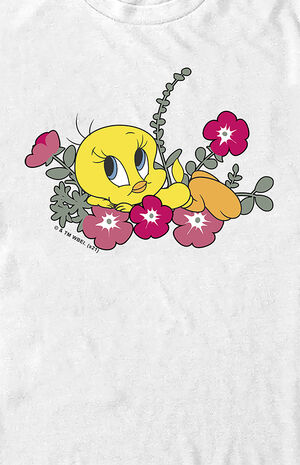 Floral Tweety Bird T-Shirt image number 2