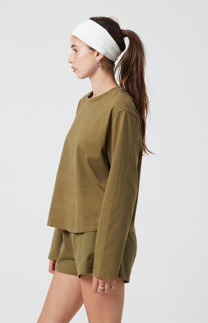 Active Soft Cotton Long Sleeve T-Shirt image number 3