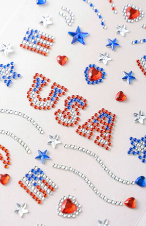 Freedom Flash Face Stickers image number 2