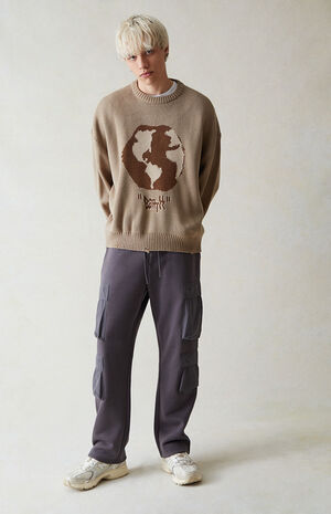 Gray Cargo Sweatpants image number 5