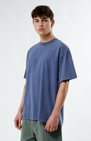 Premium Solid Vintage Wash Oversized T-Shirt image number 3