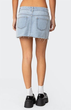 Shining Star Denim Mini Skirt Shining Star Denim Mini Skirt image number 5