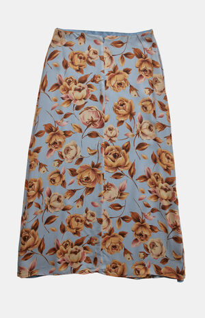 2000s Floral Midi Skirt image number 2