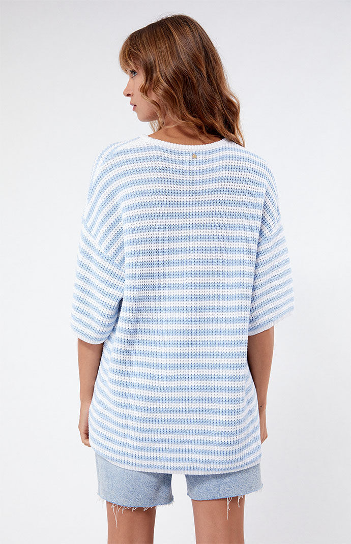 Rhythm Corsica Striped Knit Oversized Sweater | PacSun